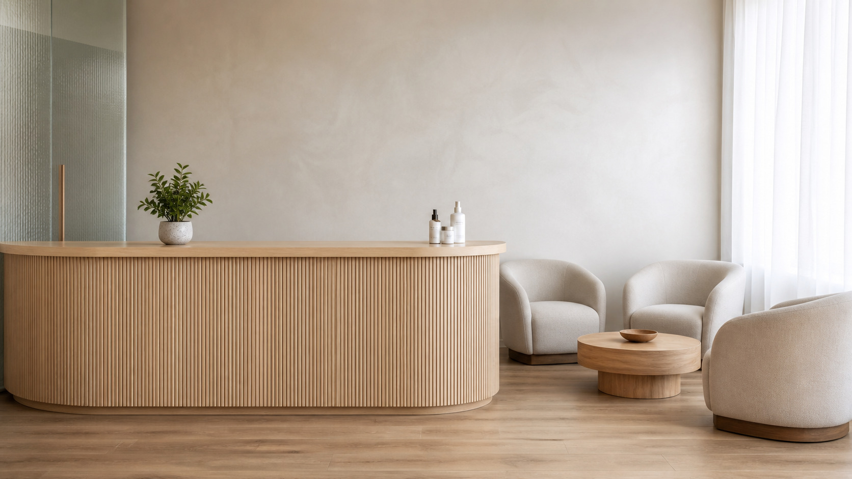 a med spa professional in a modern medical spa
